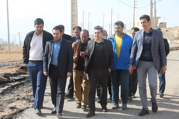 بازدید دوره ای شهردار، رئیس و اعضای شورای شهر از فاز 2 شهر صدرا